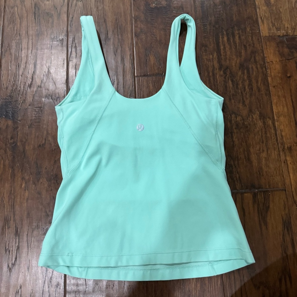 Lululemon waist length align tank mint size 2